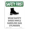 Signmission OSHA Sign, Wear Shoes W/ Symbol, 14in X 10in Rigid Plastic, 10" W, 14" H, Portrait OS-SF-P-1014-V-11408 - alternate 1